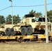 411th Engineer Company equipment deployment by rail movement at Fort McCoy