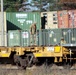 411th Engineer Company equipment deployment by rail movement at Fort McCoy