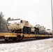 411th Engineer Company equipment deployment by rail movement at Fort McCoy