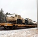 411th Engineer Company equipment deployment by rail movement at Fort McCoy