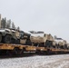 411th Engineer Company equipment deployment by rail movement at Fort McCoy