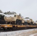 411th Engineer Company equipment deployment by rail movement at Fort McCoy