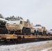 411th Engineer Company equipment deployment by rail movement at Fort McCoy