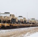 411th Engineer Company equipment deployment by rail movement at Fort McCoy