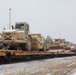 411th Engineer Company equipment deployment by rail movement at Fort McCoy