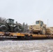 411th Engineer Company equipment deployment by rail movement at Fort McCoy