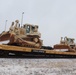 411th Engineer Company equipment deployment by rail movement at Fort McCoy