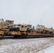 411th Engineer Company equipment deployment by rail movement at Fort McCoy