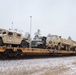 411th Engineer Company equipment deployment by rail movement at Fort McCoy