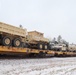 411th Engineer Company equipment deployment by rail movement at Fort McCoy