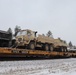 411th Engineer Company equipment deployment by rail movement at Fort McCoy