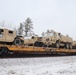 411th Engineer Company equipment deployment by rail movement at Fort McCoy