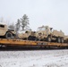 411th Engineer Company equipment deployment by rail movement at Fort McCoy