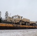 411th Engineer Company equipment deployment by rail movement at Fort McCoy