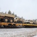 411th Engineer Company equipment deployment by rail movement at Fort McCoy