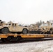 411th Engineer Company equipment deployment by rail movement at Fort McCoy