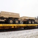 411th Engineer Company equipment deployment by rail movement at Fort McCoy