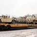 411th Engineer Company equipment deployment by rail movement at Fort McCoy