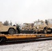 411th Engineer Company equipment deployment by rail movement at Fort McCoy