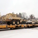 411th Engineer Company equipment deployment by rail movement at Fort McCoy