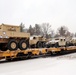 411th Engineer Company equipment deployment by rail movement at Fort McCoy