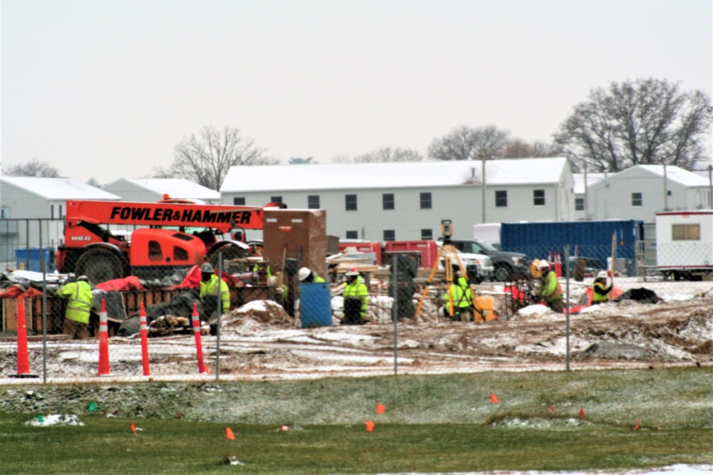 November 2022 construction operations of $11.96 million transient training brigade headquarters at Fort McCoy