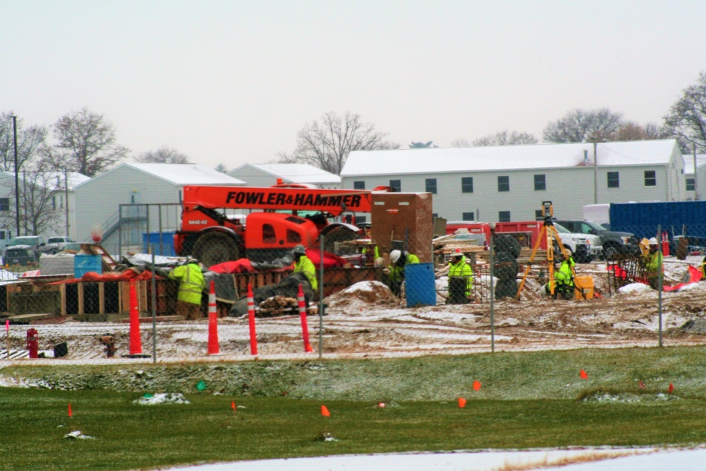 November 2022 construction operations of $11.96 million transient training brigade headquarters at Fort McCoy