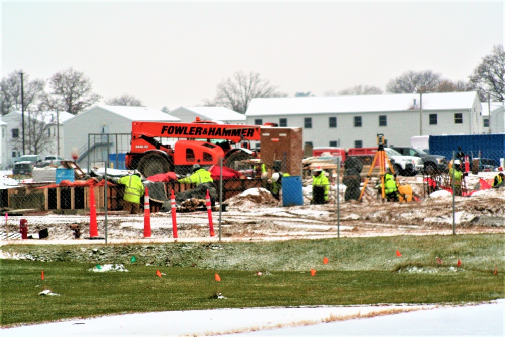 November 2022 construction operations of $11.96 million transient training brigade headquarters at Fort McCoy