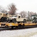 411th Engineer Company equipment deployment by rail movement at Fort McCoy