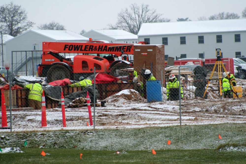 November 2022 construction operations of $11.96 million transient training brigade headquarters at Fort McCoy