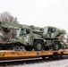 411th Engineer Company equipment deployment by rail movement at Fort McCoy