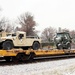 411th Engineer Company equipment deployment by rail movement at Fort McCoy