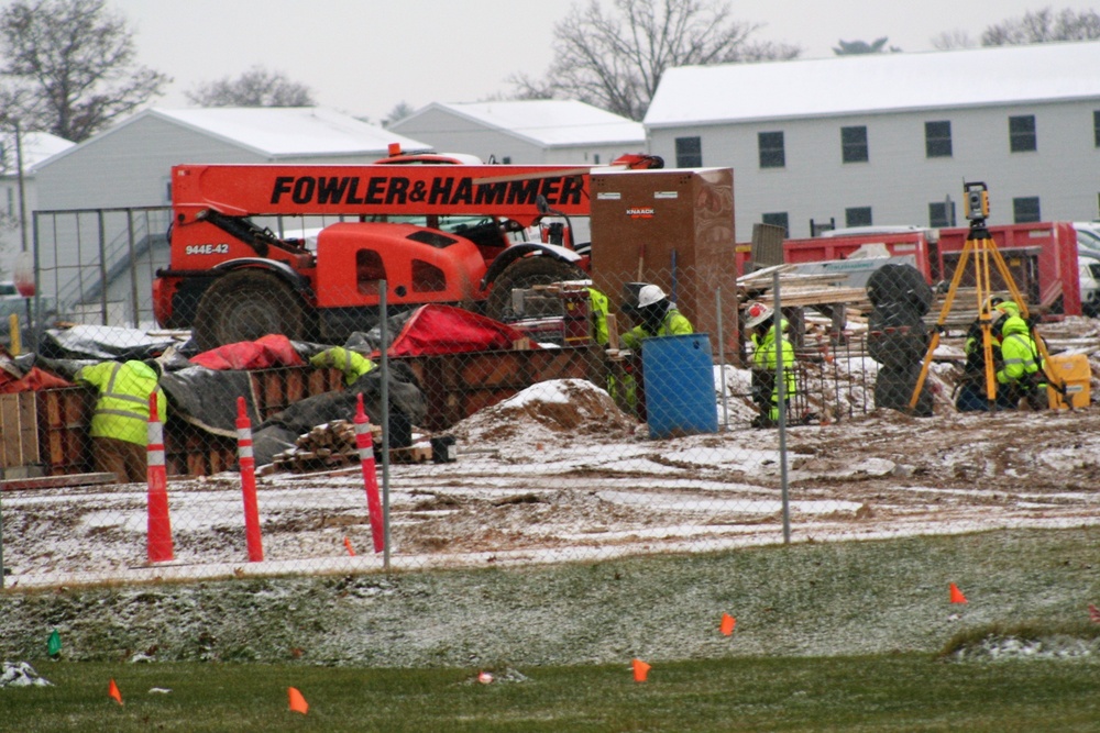 November 2022 construction operations of $11.96 million transient training brigade headquarters at Fort McCoy