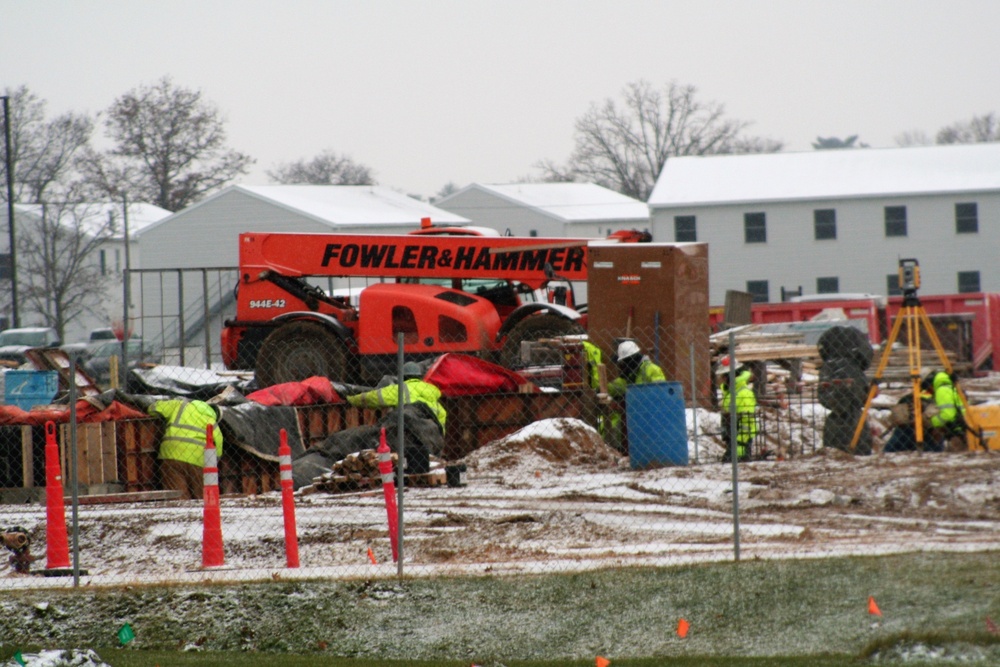 November 2022 construction operations of $11.96 million transient training brigade headquarters at Fort McCoy