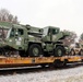 411th Engineer Company equipment deployment by rail movement at Fort McCoy