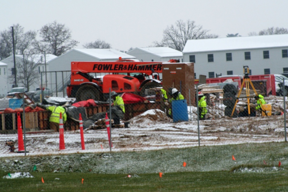 November 2022 construction operations of $11.96 million transient training brigade headquarters at Fort McCoy