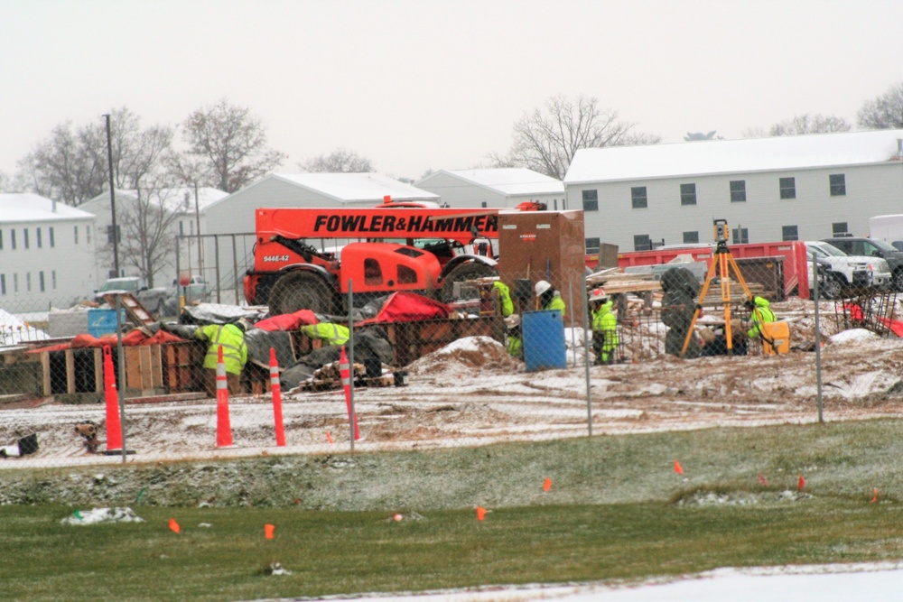 November 2022 construction operations of $11.96 million transient training brigade headquarters at Fort McCoy