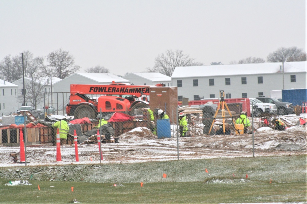 November 2022 construction operations of $11.96 million transient training brigade headquarters at Fort McCoy