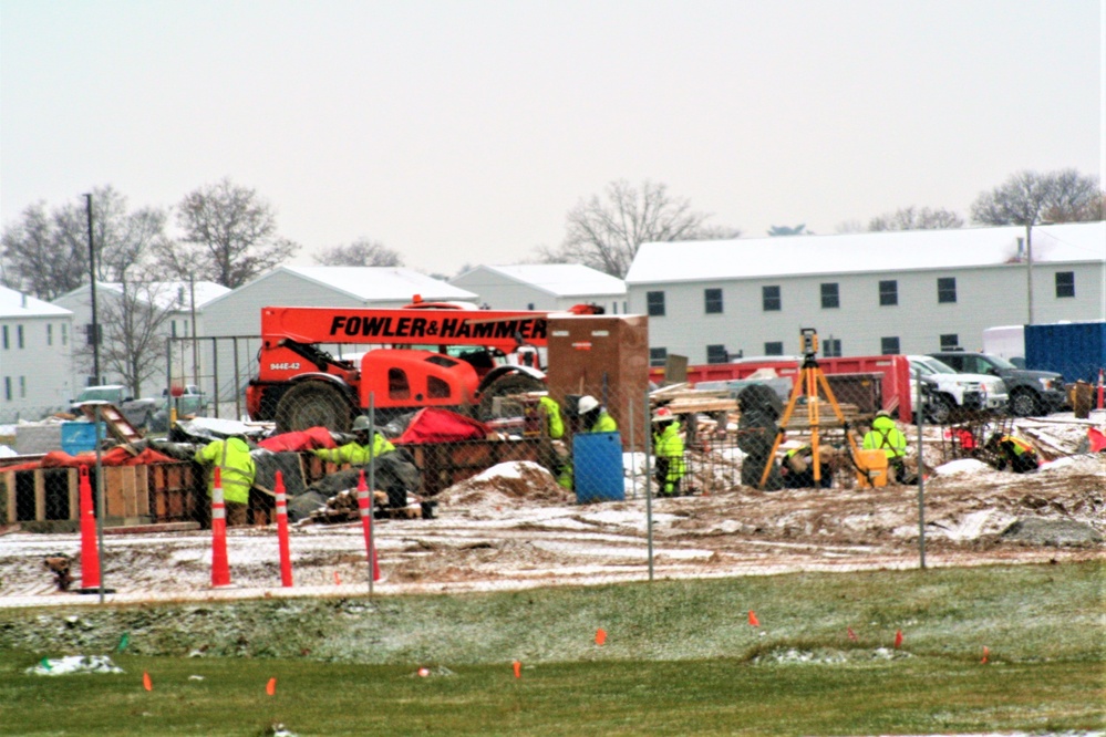 November 2022 construction operations of $11.96 million transient training brigade headquarters at Fort McCoy