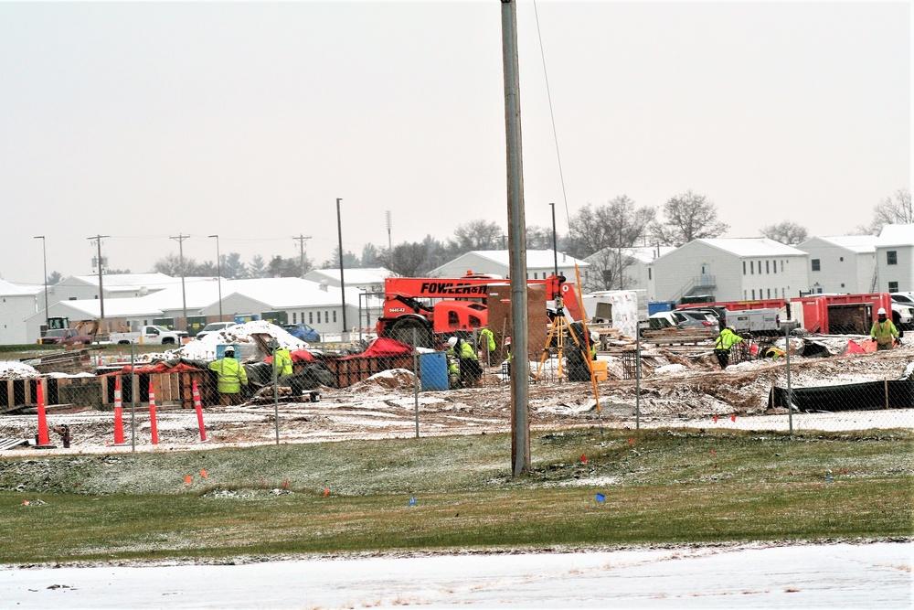 November 2022 construction operations of $11.96 million transient training brigade headquarters at Fort McCoy