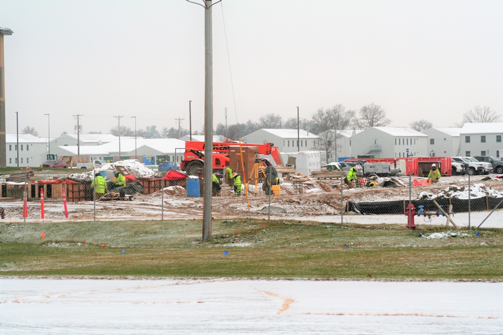 November 2022 construction operations of $11.96 million transient training brigade headquarters at Fort McCoy