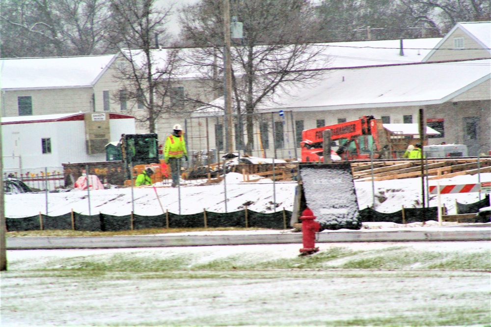 November 2022 construction operations of $11.96 million transient training brigade headquarters at Fort McCoy