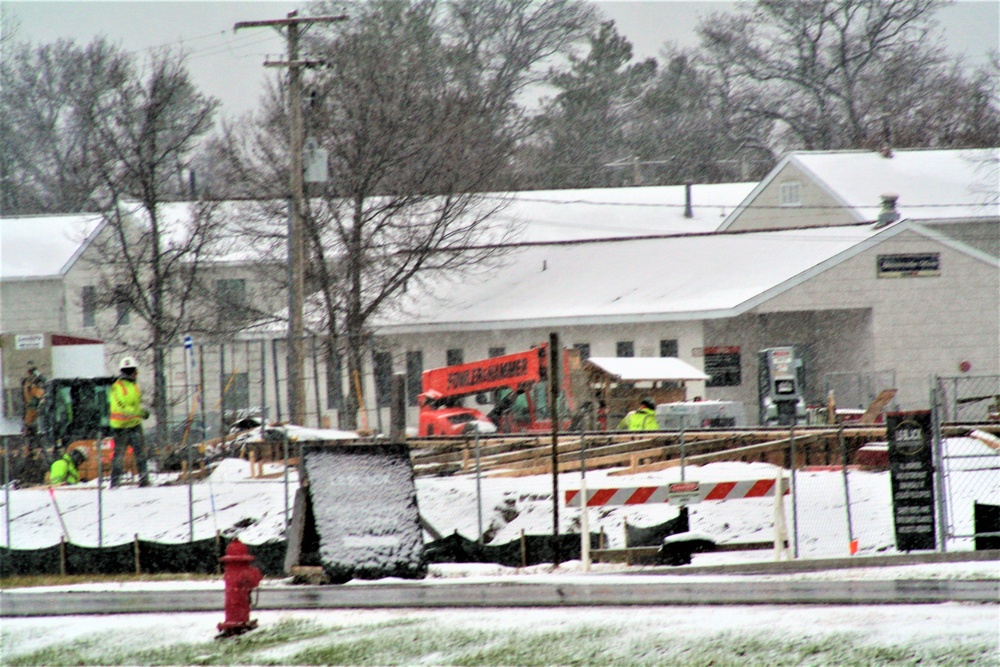 November 2022 construction operations of $11.96 million transient training brigade headquarters at Fort McCoy