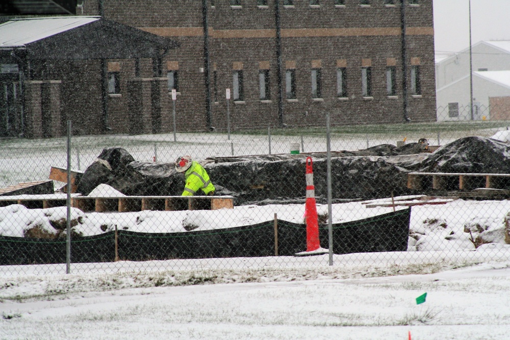 November 2022 construction operations of $11.96 million transient training brigade headquarters at Fort McCoy