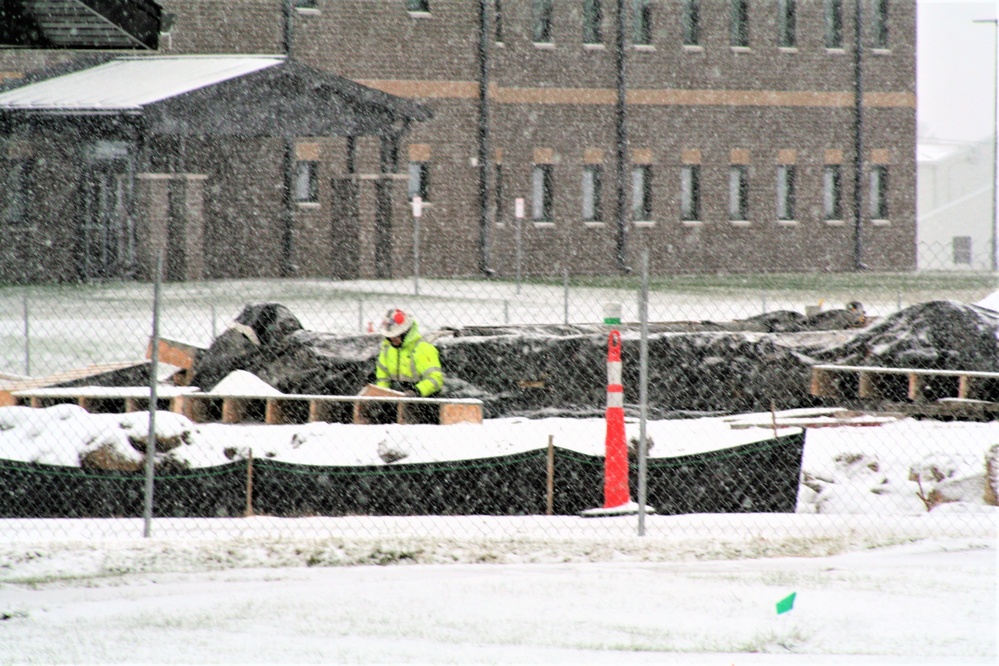 November 2022 construction operations of $11.96 million transient training brigade headquarters at Fort McCoy