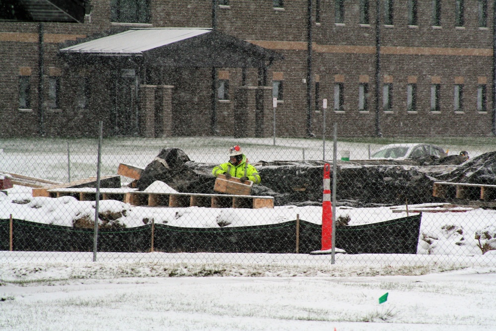 November 2022 construction operations of $11.96 million transient training brigade headquarters at Fort McCoy