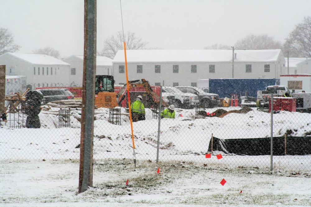 November 2022 construction operations of $11.96 million transient training brigade headquarters at Fort McCoy