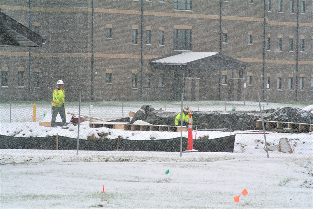 November 2022 construction operations of $11.96 million transient training brigade headquarters at Fort McCoy