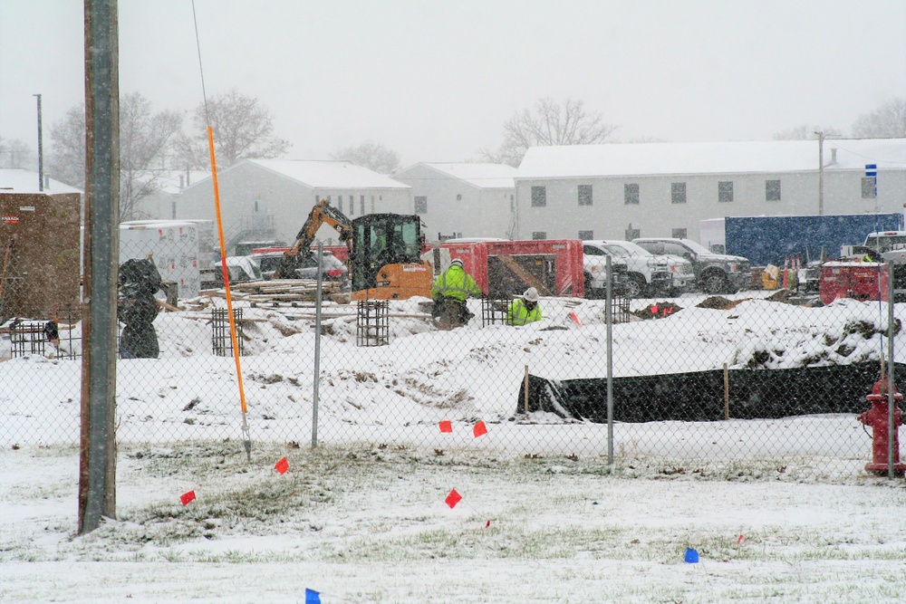 November 2022 construction operations of $11.96 million transient training brigade headquarters at Fort McCoy