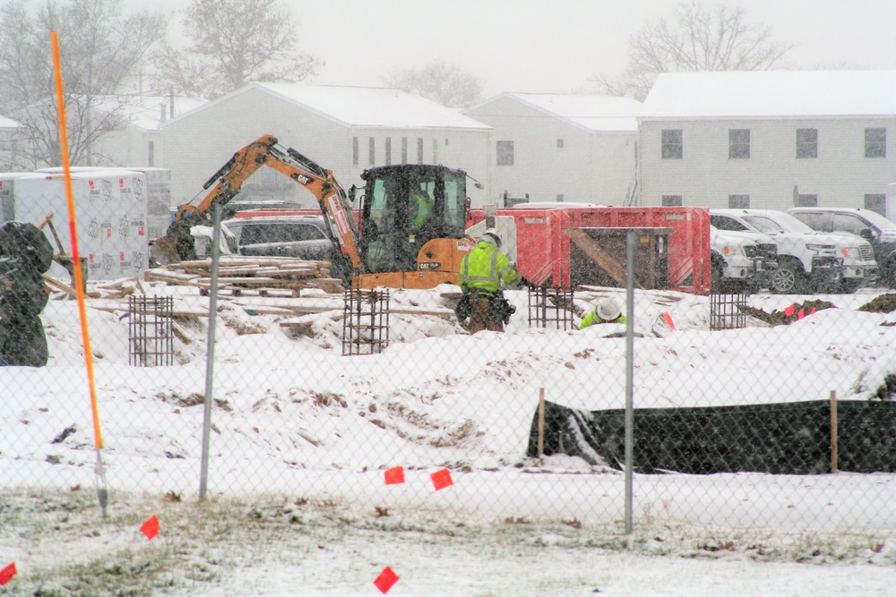 November 2022 construction operations of $11.96 million transient training brigade headquarters at Fort McCoy